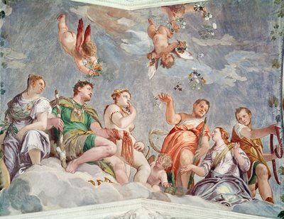 The Court of Love or, The Conjugal Virtues by Paolo Veronese